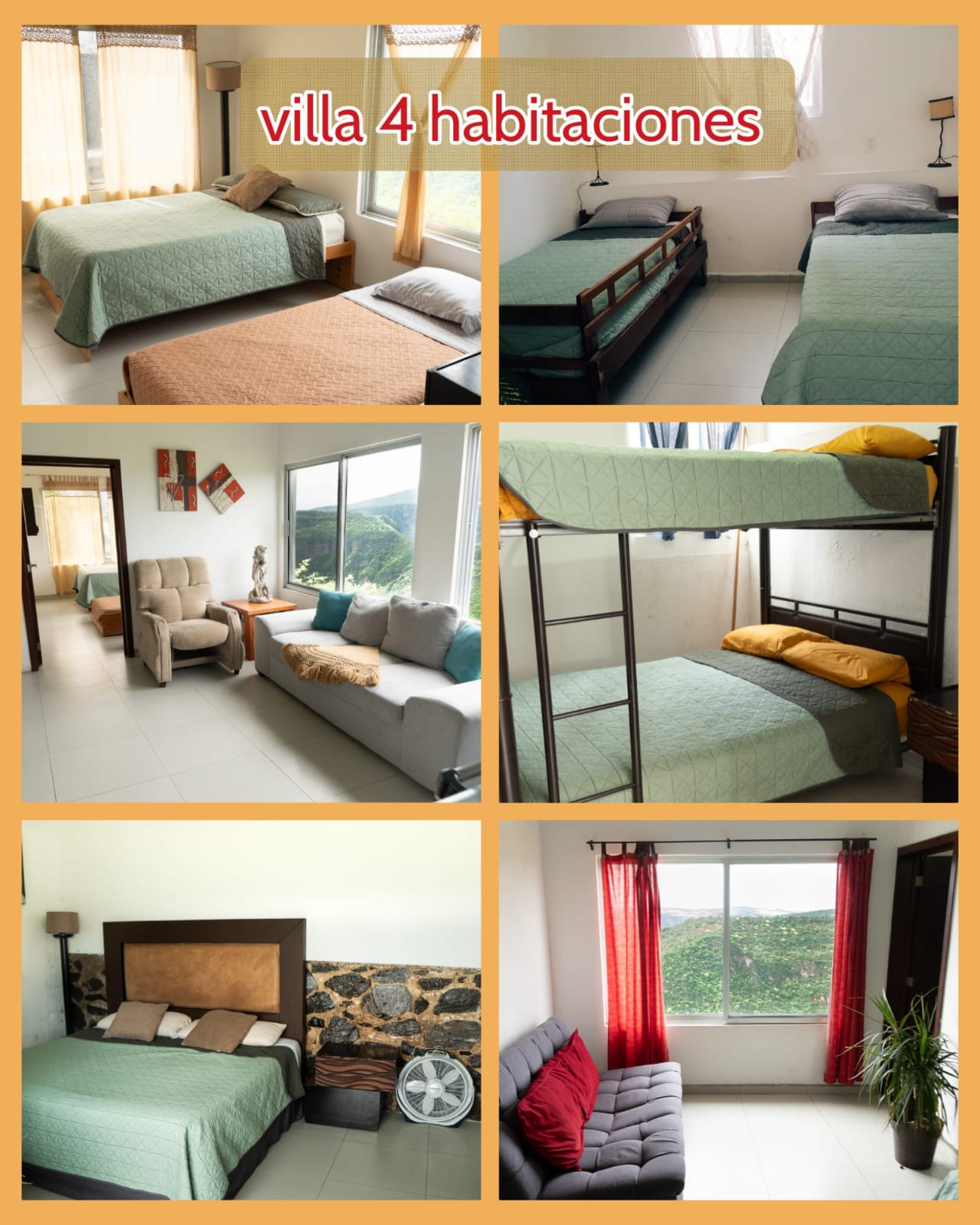 Vista general del exterior de Villa Acuario